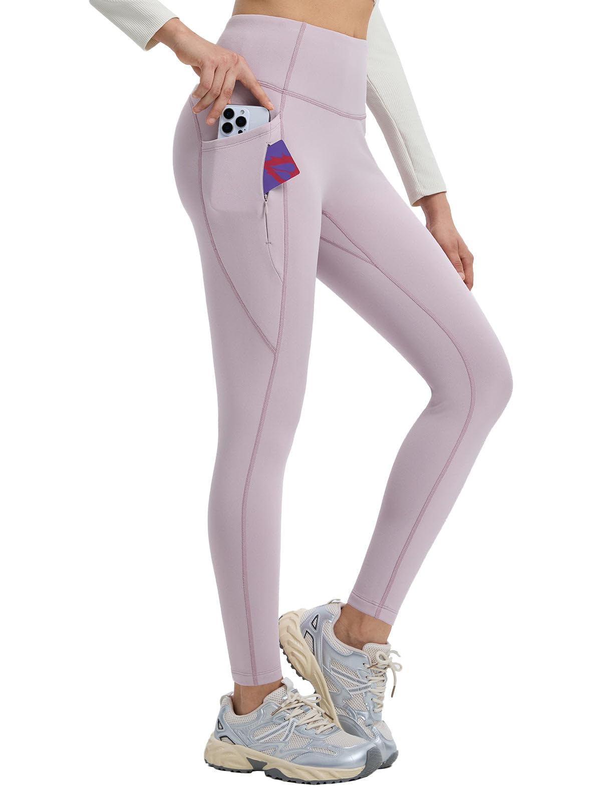 baleaf Women's Fleece Lined Leggings, High Waisted