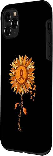 Miniatura 2 de Funda de cinta naranja con diseño de girasol para iPhone 11 Pro Max