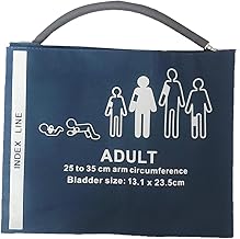 VATS NIBP Cuff | Adult 25-35 cm | Single Tube Reusable Blood Pressure Cuff for Multipara & ICU Monitors | Latex-Free, Durable Material, Universal Compatibility