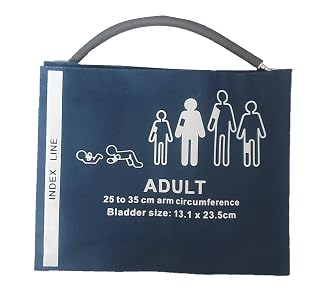 VATS Adult Blood Pressure Cuff 25–35 cm, Reusable NIBP BP Cuff with Durable Nylon, Replacement Cuff for Multipara Patient Monitors