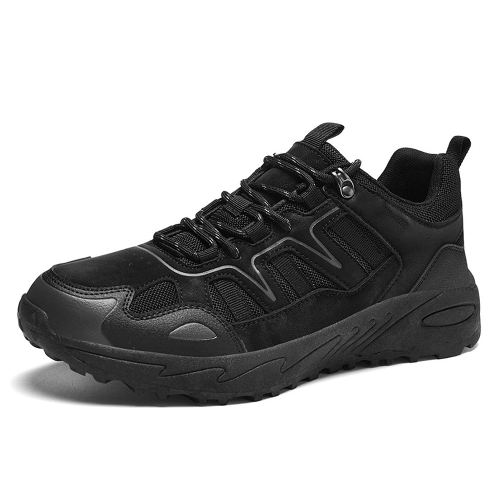 Wanderschuhe Herren Leicht Luftig Outdoorschuhe Mesh Atmungsaktive | Sportschuhe Rutschfest Turnschuhe Gedämpft Joggingschuhe Outdoor Trekkingschuhe Verschleißfest Laufschuhe Gym Fitnessschuhe