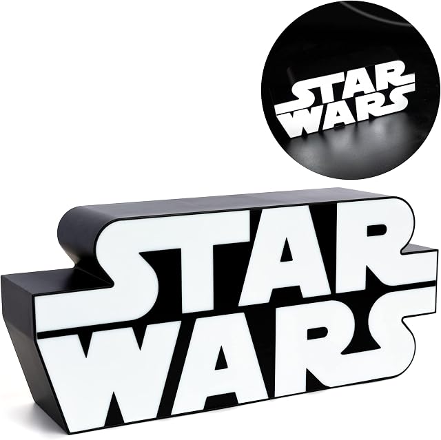 Paladone Star Wars Logo Light, Wall Mountable and Freestanding, Officially Licensed Merchandise, Multicolored, PP8024SW