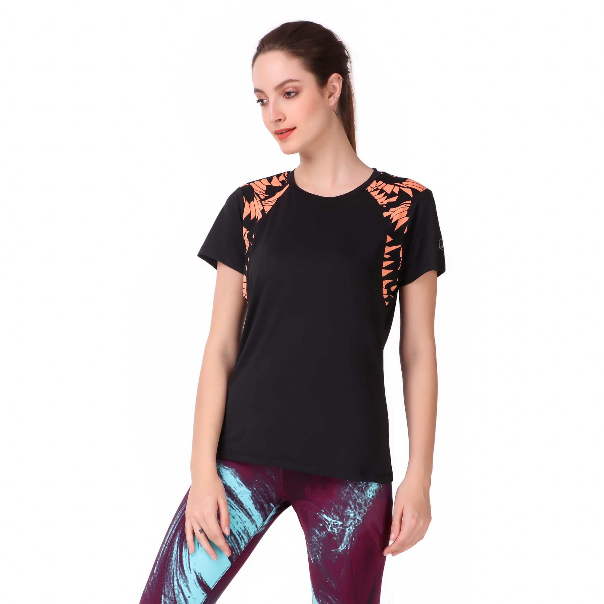 redesign apparels Women's Athleisure Dri Fast Workout Top Sports Gym Tshirt-picture-48