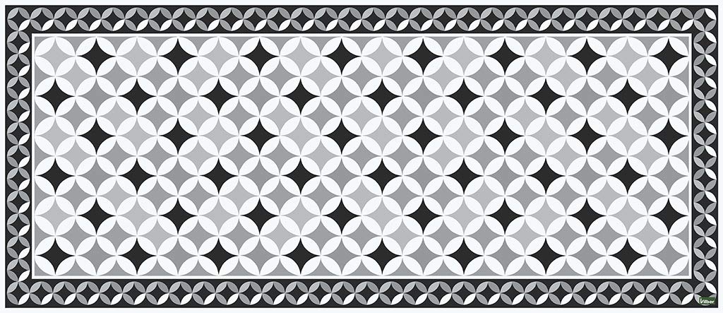 Tapis en vinyle multicolore Vilber Trevi 05, l'excellence décorative