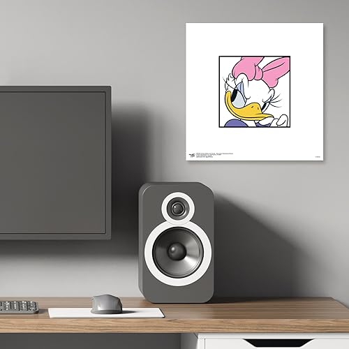 Miniatura 5 de Trends International Gallery Pops Disney Mickey and Friends - Arte de pared Demure de Daisy Duck Expressions, versión sin marco, 12 x 12 pulgadas