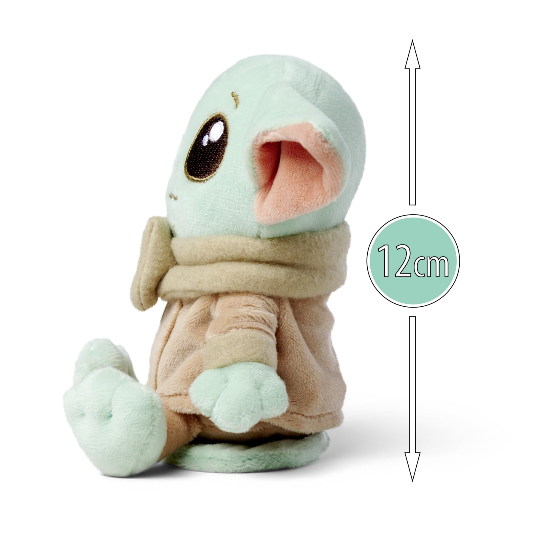 Simba Star Wars The Mandalorian & Grogu Schulter-Kuscheltier – magnetisches Stofftier mit Umhang, zum Befestigen an Kleidung… – Ansicht 3