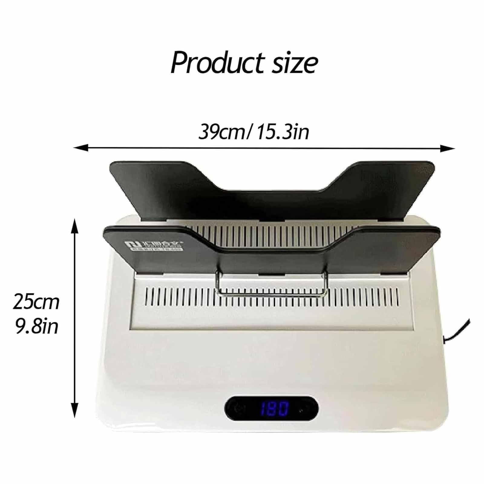 Rilegatrice Elettrica A Caldo, Formato A4, Regolazione della Temperatura su 3 Livelli, Larghezza Massima di Rilegatura 60 Mm E Lunghezza di Rilegatura 310 Mm, Bloccaggio Automatico
