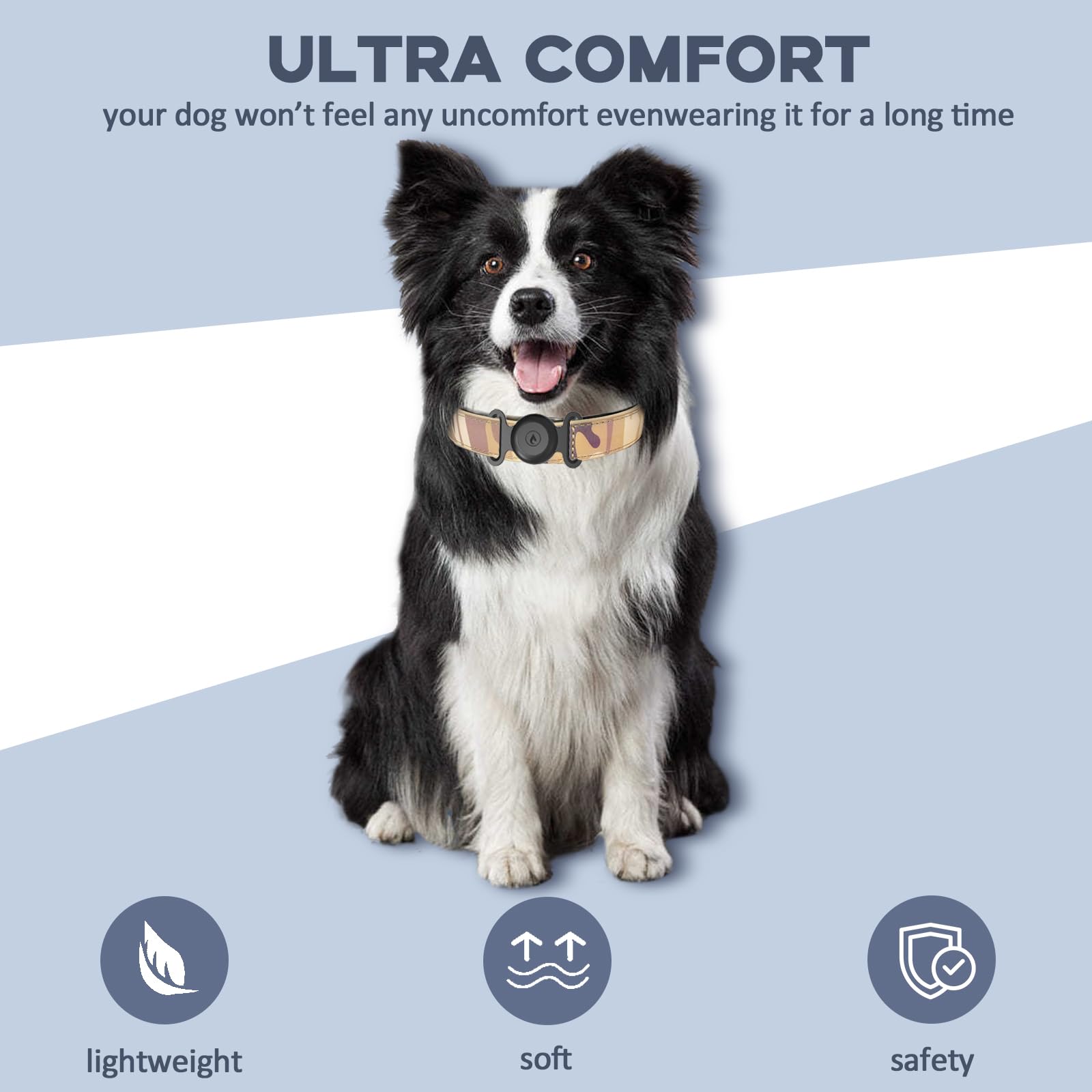 GPS Tracker for Dogs, Mini GPS Cat Tracker, IPX8 Waterproof GPS Tracker for Cats with Holder, No Monthly Fee, Work with Apple Find My(iOS Only), Smart Trackers for Dogs Finder Trackers Pets(Black) - image 6