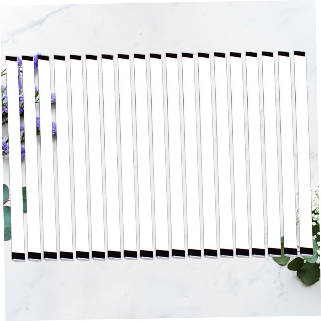 BRIGHTFUFU 1Set Food Sealer Clips Sticks for Bag Storage White Food Clips for Resealing Snacks Chips Grains Easy to Use Food Preservation Clamp for Snack Lovers