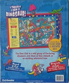 Hardcover Search and Find I Thought I Saw a Dinosaur Book