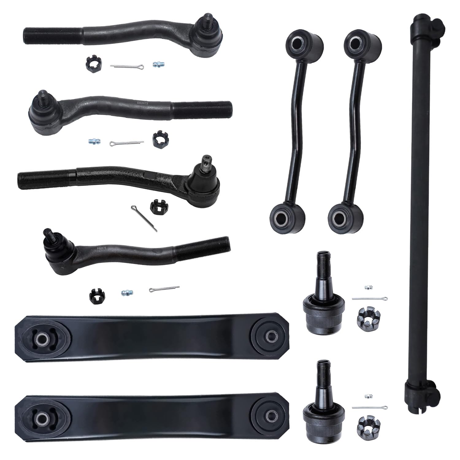 Detroit Axle - Front End Suspension Kit for Jeep 99-04 Grand Cherokee