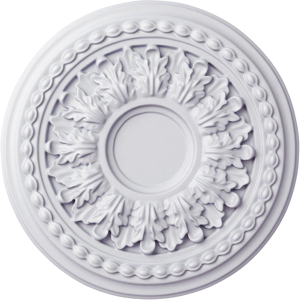 Médaillon de plafond en lierre habillez un plafond nu avec élégance