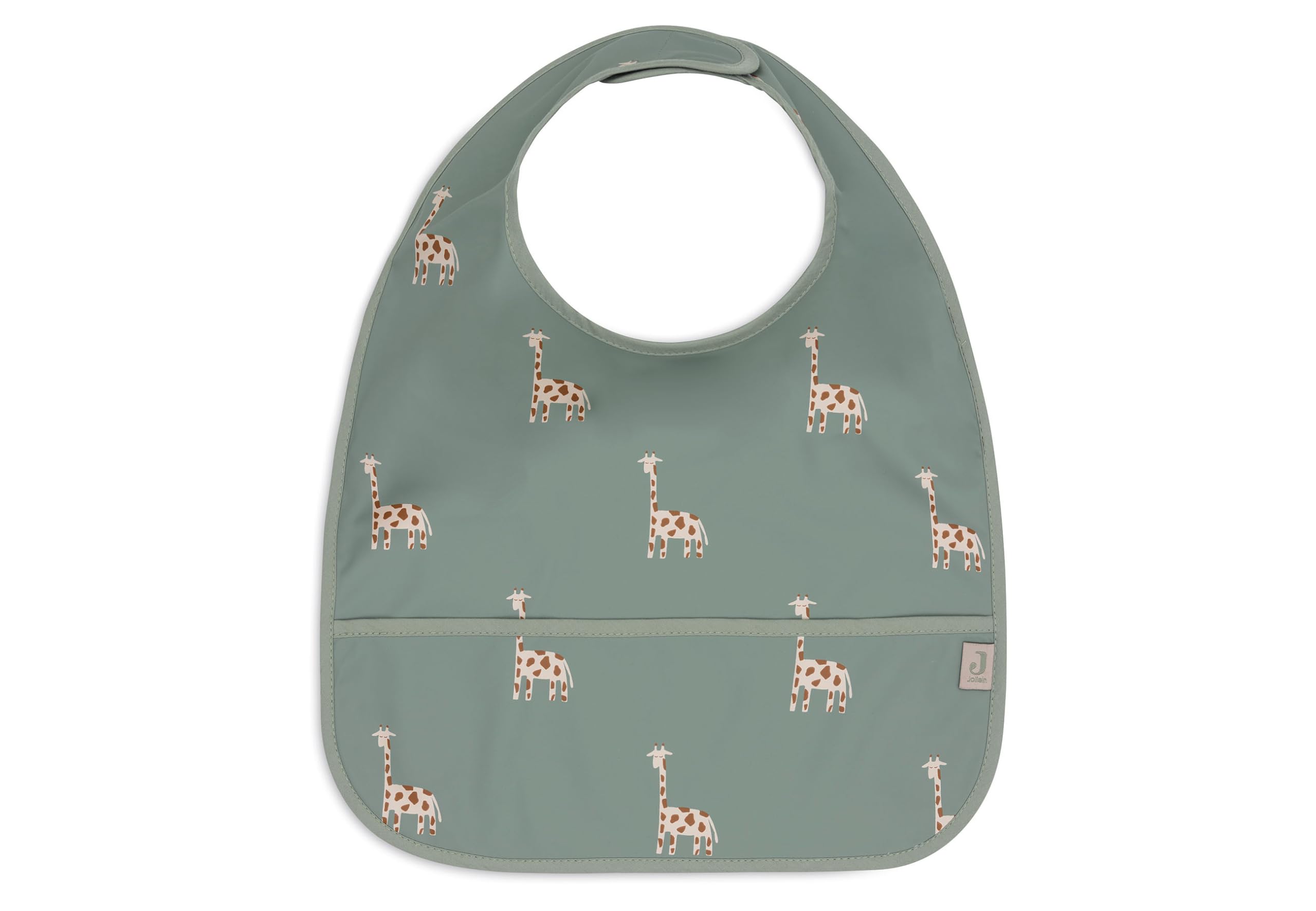 Jollein Jungle Jambo 029-864-67090 Bib Waterproof Set of 2 Green, 40x29 cm - Image 2