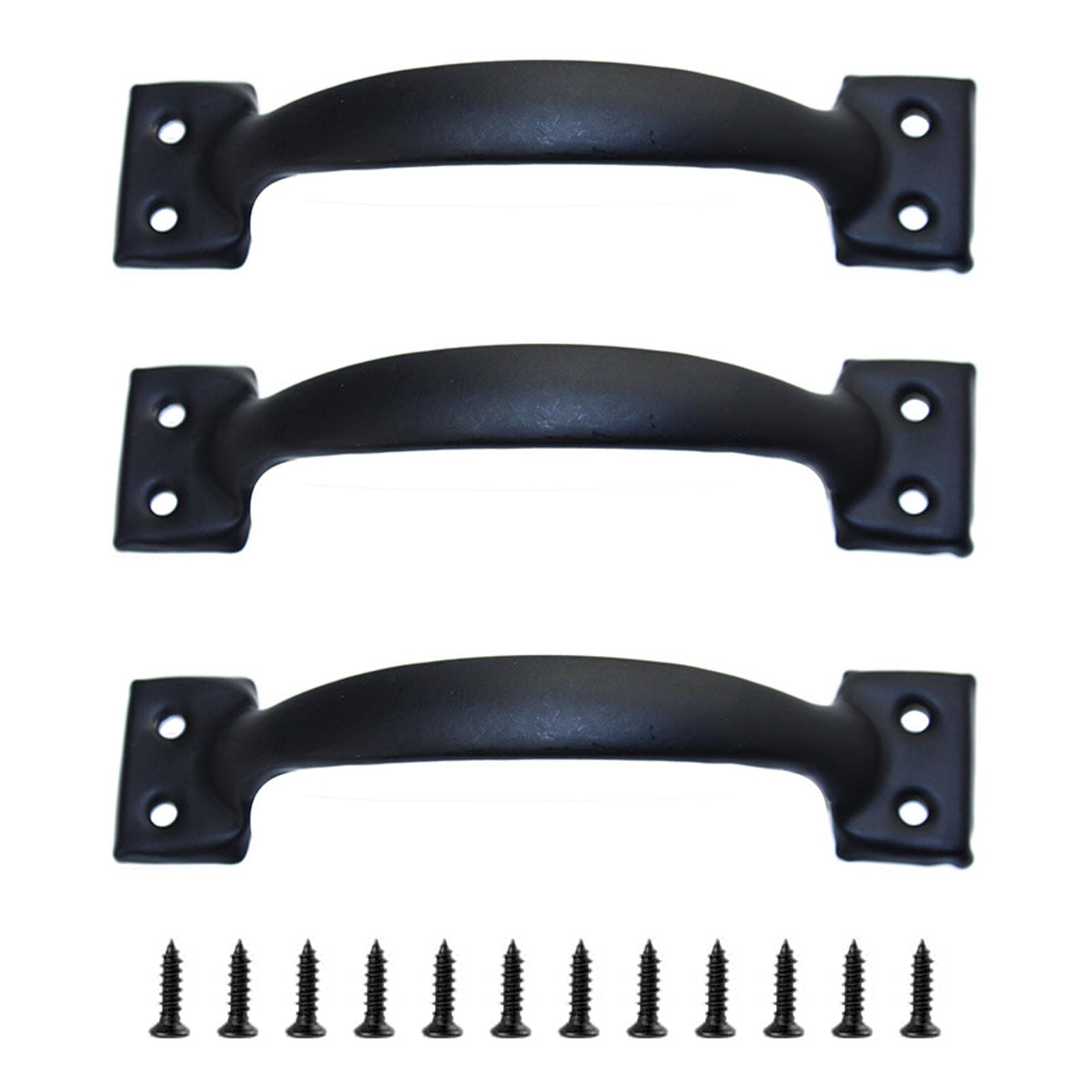 3Pcs Durable Pull Shed Door Handle Vintage Bow Shape Door Handle