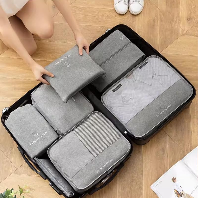 Amazon.co.jp: 旅行収納袋セットカチオンスーツケース携帯小分け