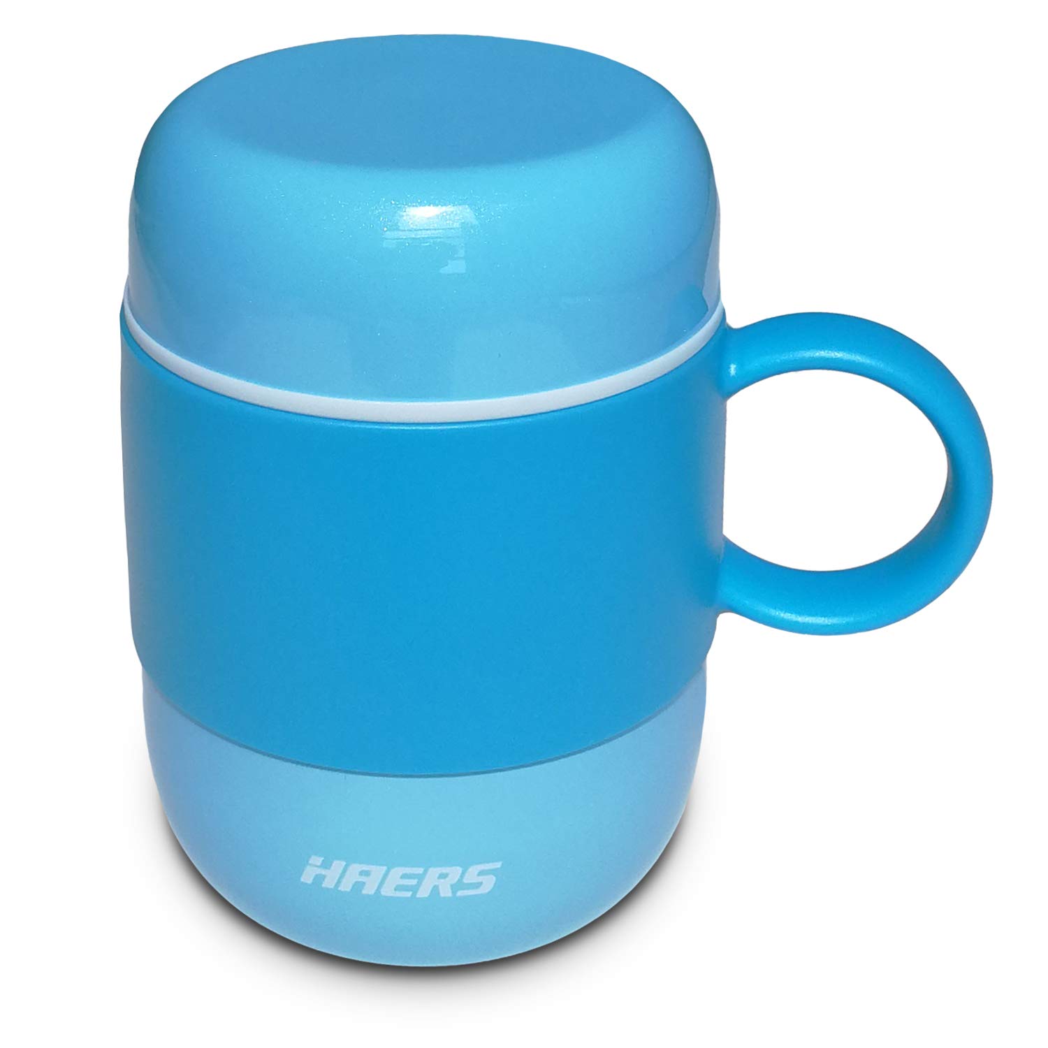 Insulated Coffee Mug With Lid and Handle, Double Wall Stainless Steel Vacuum Thermal Cup For Ladies And Gentleman[280ML/9.5OZ] (Blue)