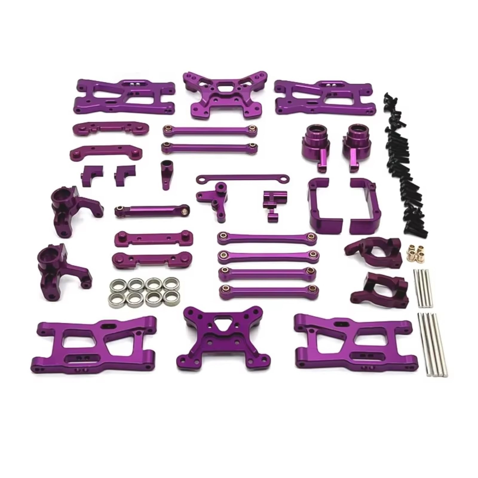 Per WLtoys 144016 Set Di Tiranti Per Bilancieri Tazza Di Sterzo In Metallo Ricambi E Accessori Per Auto Telecomandate Aggiornamenti Sostituzioni E Utilizzo Teile