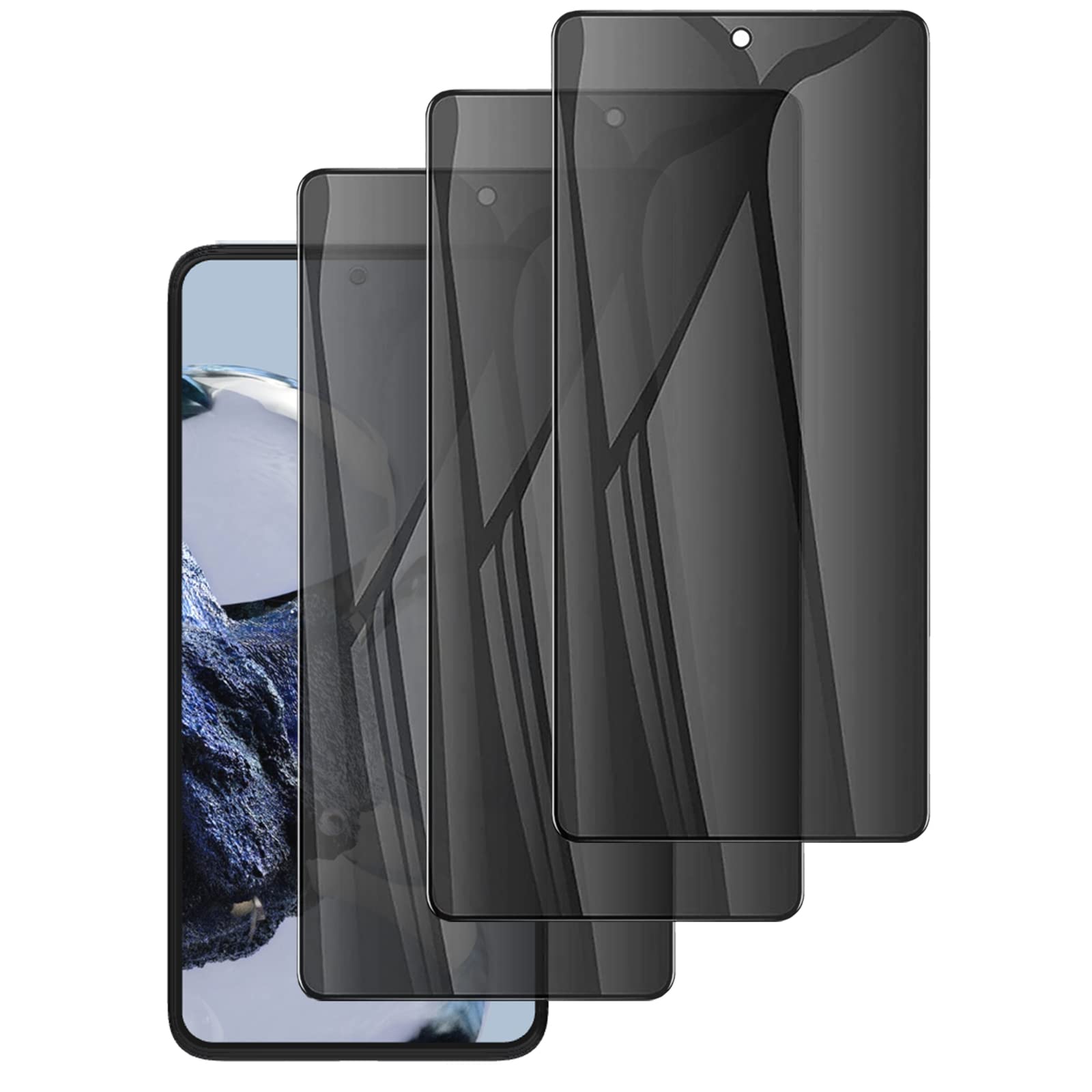Panzerglas Sichtschutz Für Xiaomi 12T/12T Pro - 9H Härte, Anti-Spy