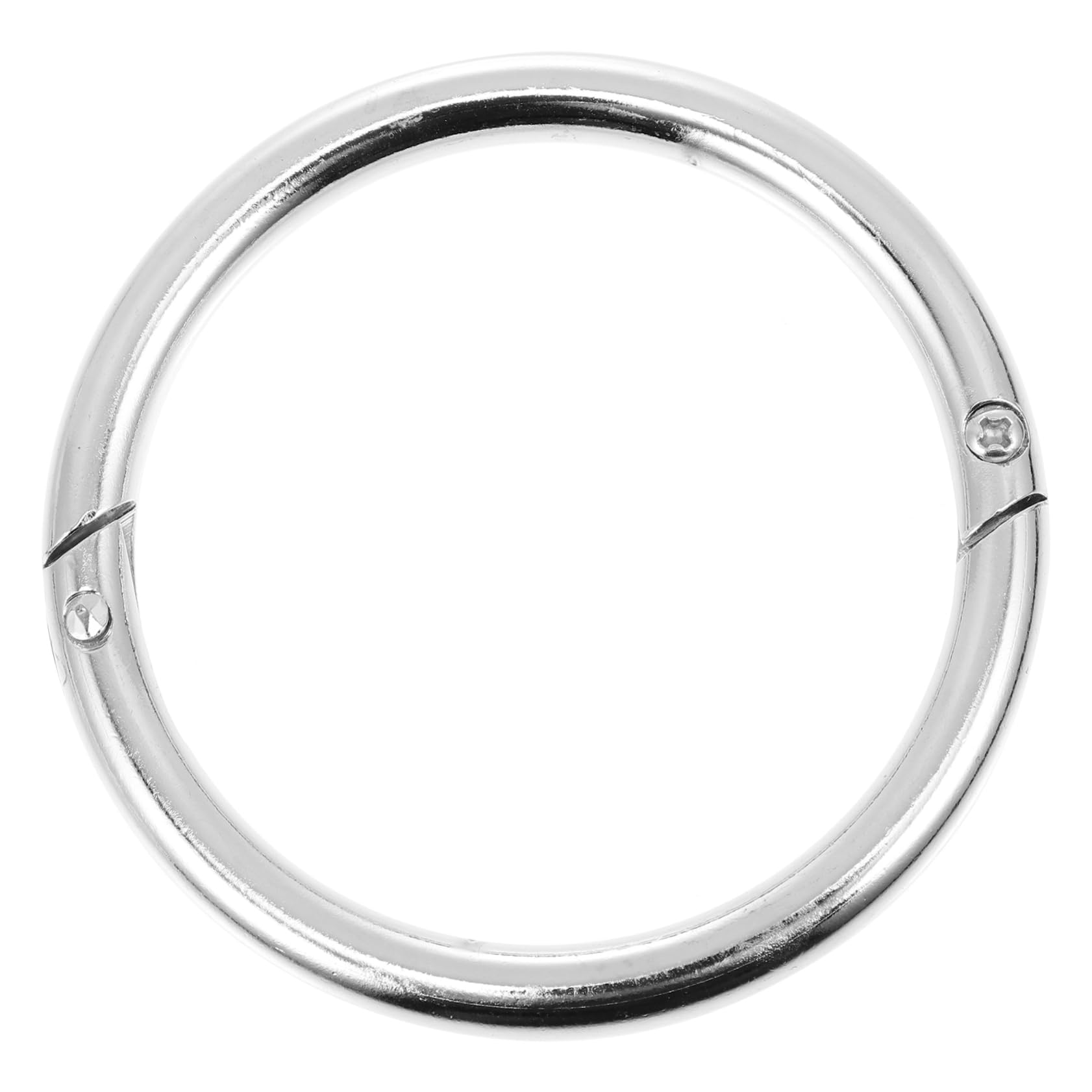 CONGARTENO Bull Nose Ring Cattle Nose Buckle Size Ring Cow Steel Bull Small Cattle Pulling Tool Husbandry Supply Livestock Traction Tool Silver Carbon Steel