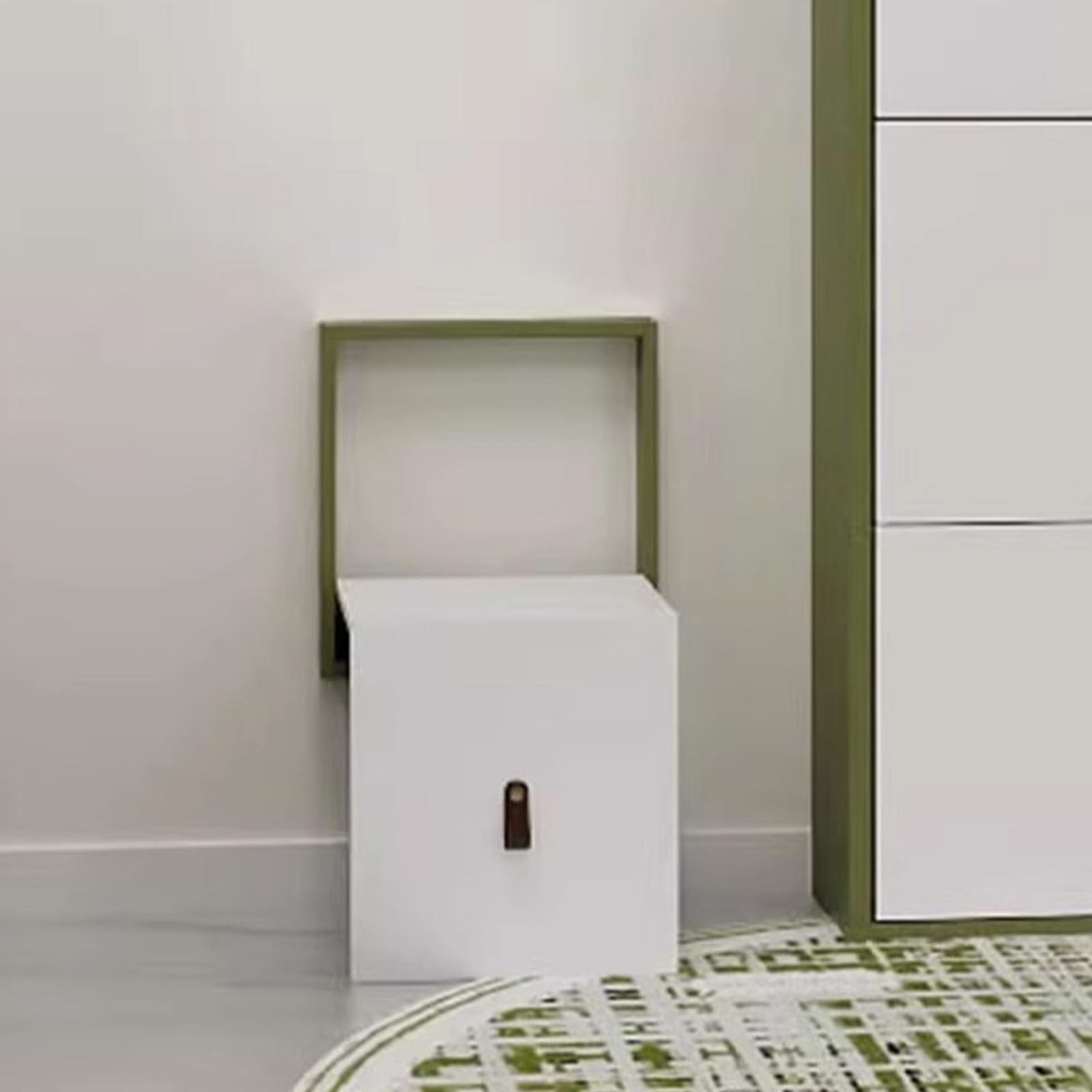 Asiento de entrada que ahorra espacio con herraje neumático para piso