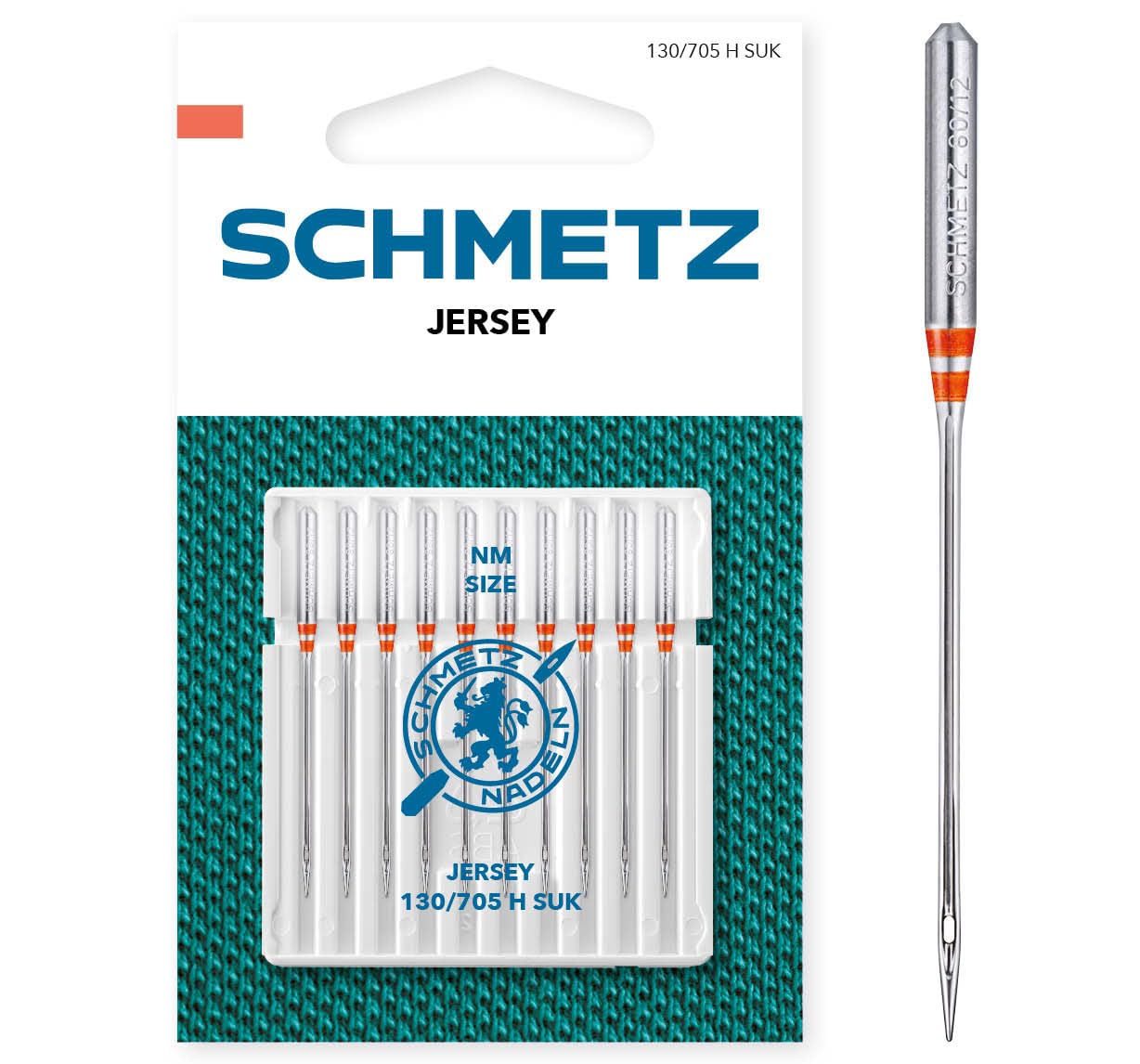 SCHMETZ | 10 Sewing Machine Needles | Jersey | 130/705 H SUK | Size 70/10