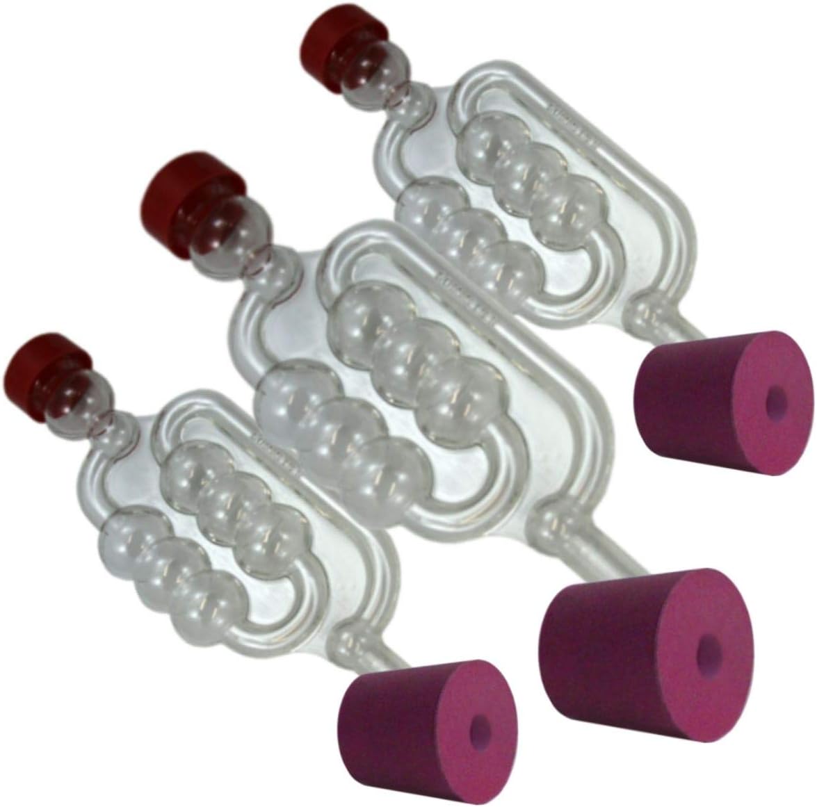 Brewing Mate 2 x Demijohn Airlock and Bung Set, Bubbler Air Lock for