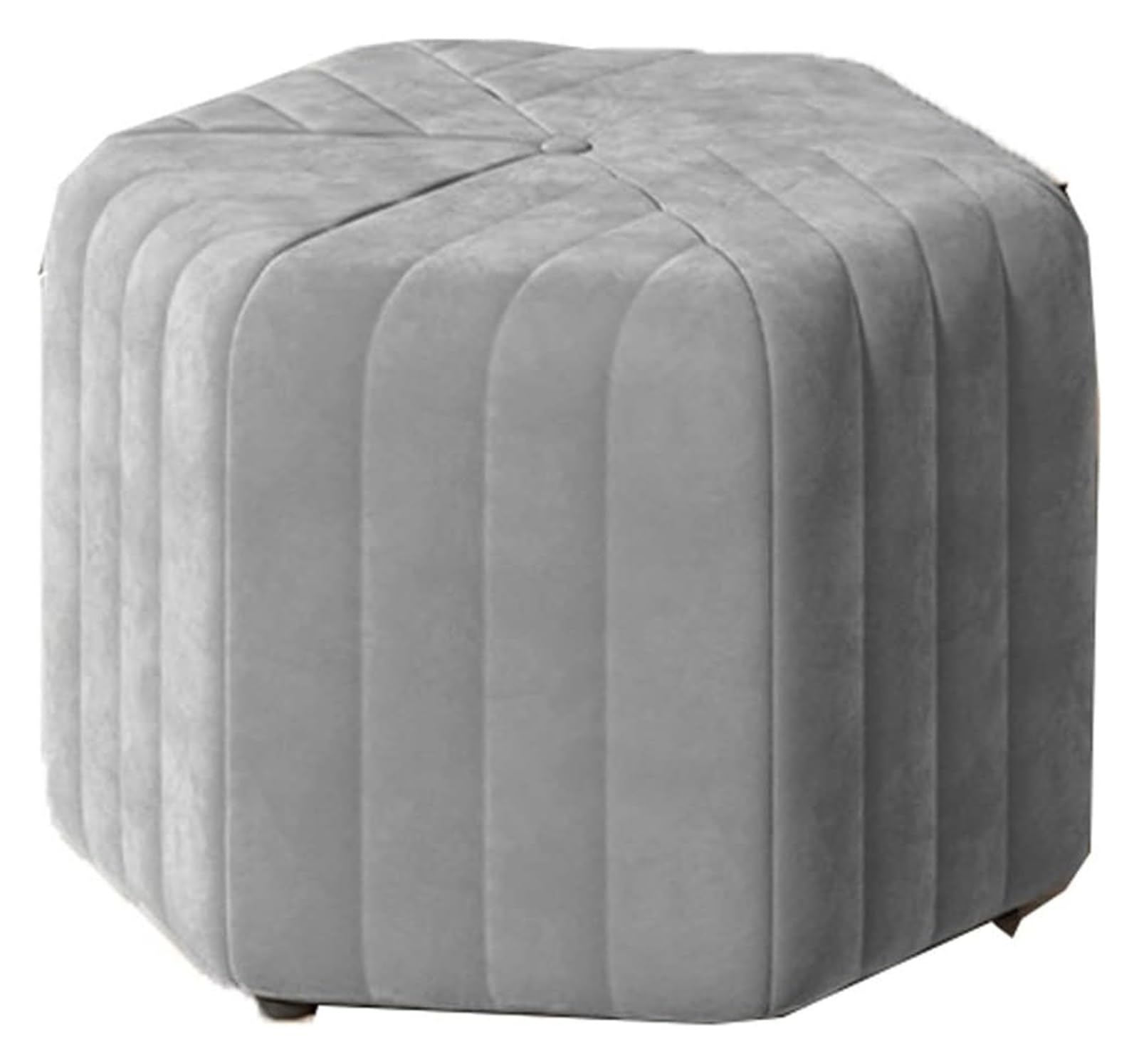 Tabouret en velours cristal avec siège rembourré doux et portable
