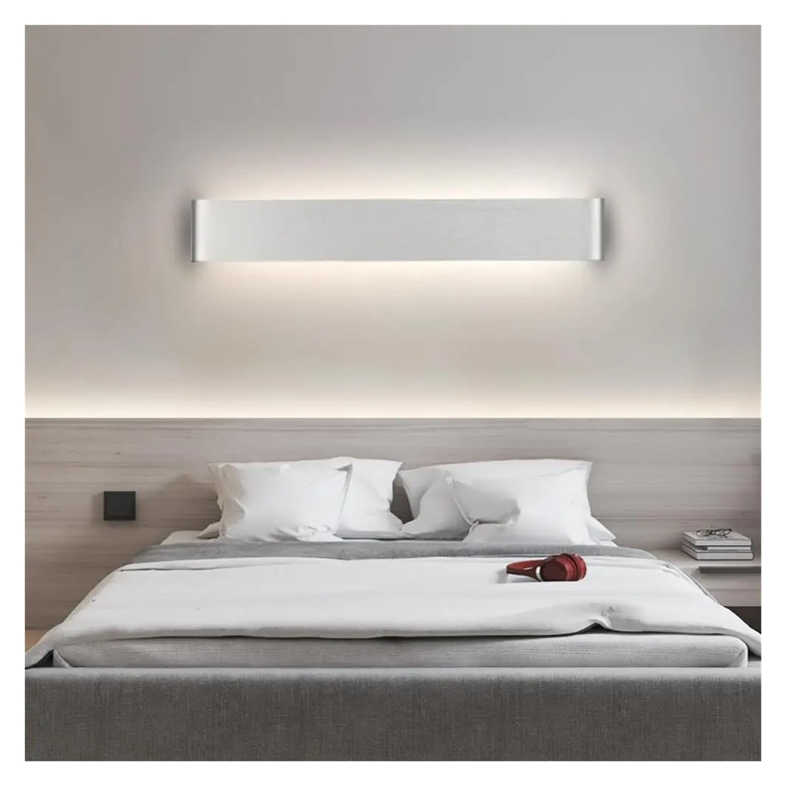 Oświetlenie obrazu, Nowoczesna lampa ścienna LED, oprawa kinkiet schodowy 6W 10W 20W, kryty przedpokój do sypialni nocny salon oświetlenie dekoracyjne do domu(Cold White,Wit,14W 41CM)