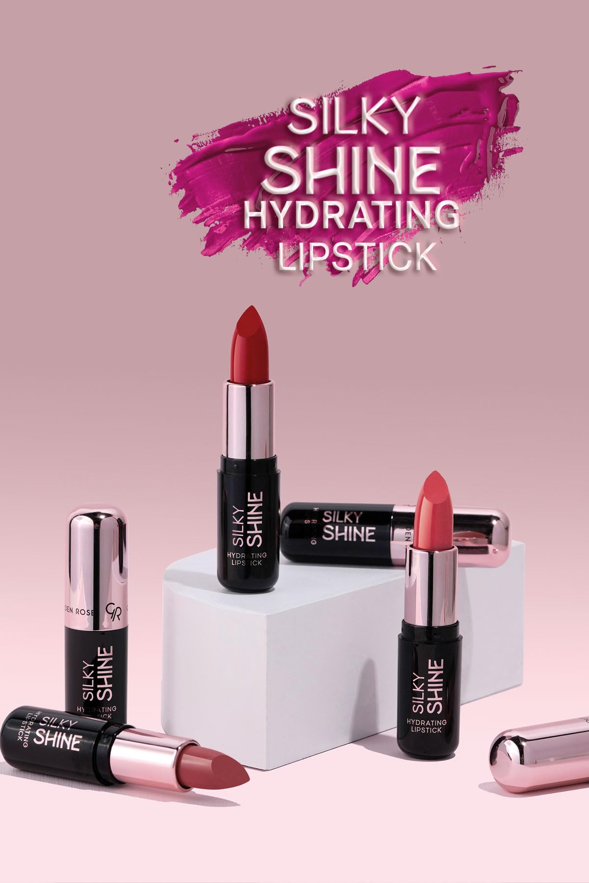 GOLDEN ROSE Silky Shine Hydrating Lipstick - Nemlendirici Ruj No:224