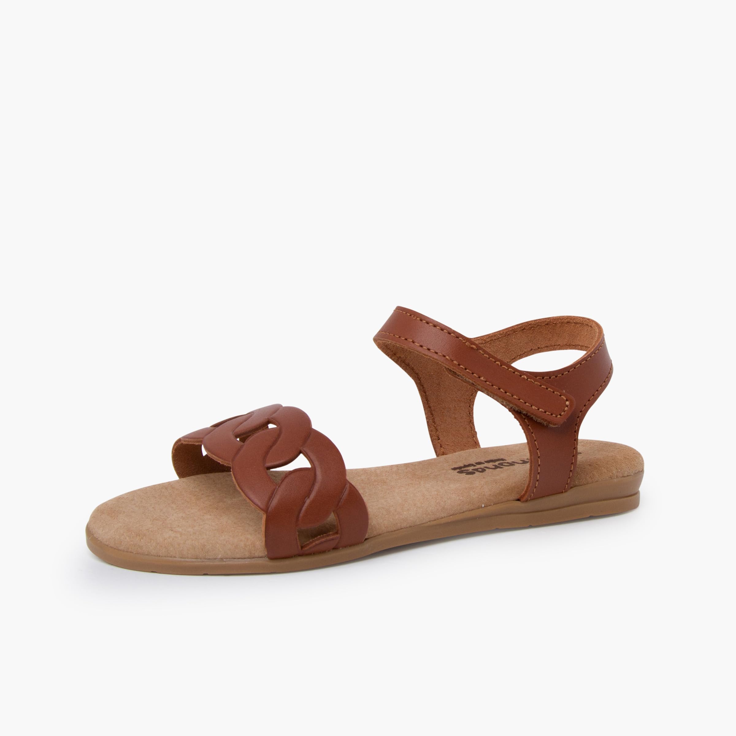 Pisamonas Sandalias Piel Eslabones Tira Adherente