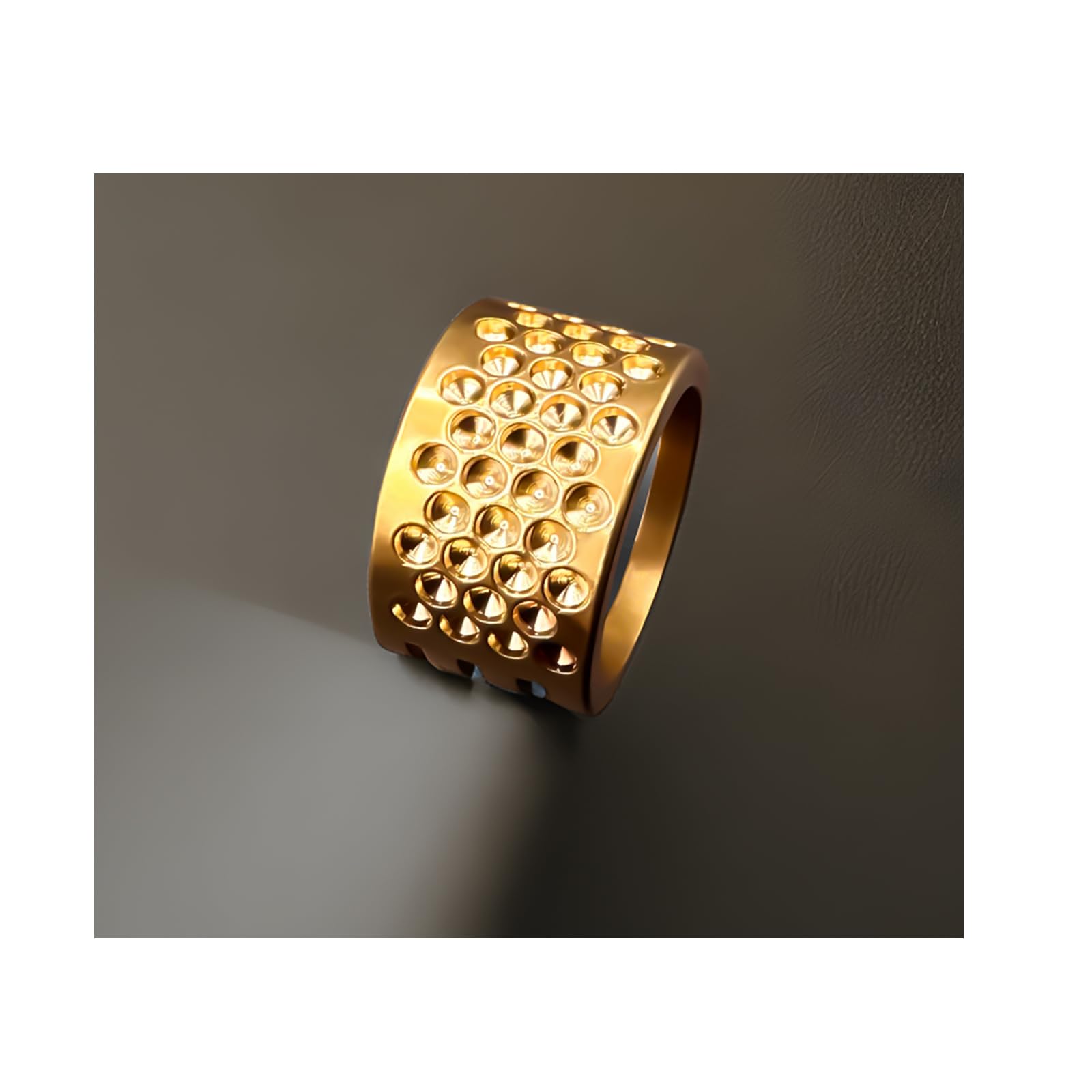 Dedal de costura premium (2 piezas) para coser a mano, acolchado y tejer, protectores de dedos de metal de alta calidad