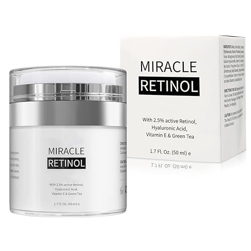 Harvey Ross Miracle Retinol Harvey Ross Miracle Retinol crema facial con retinol crema hidratante Miracle Retinol para cara 17 onzas líquidas