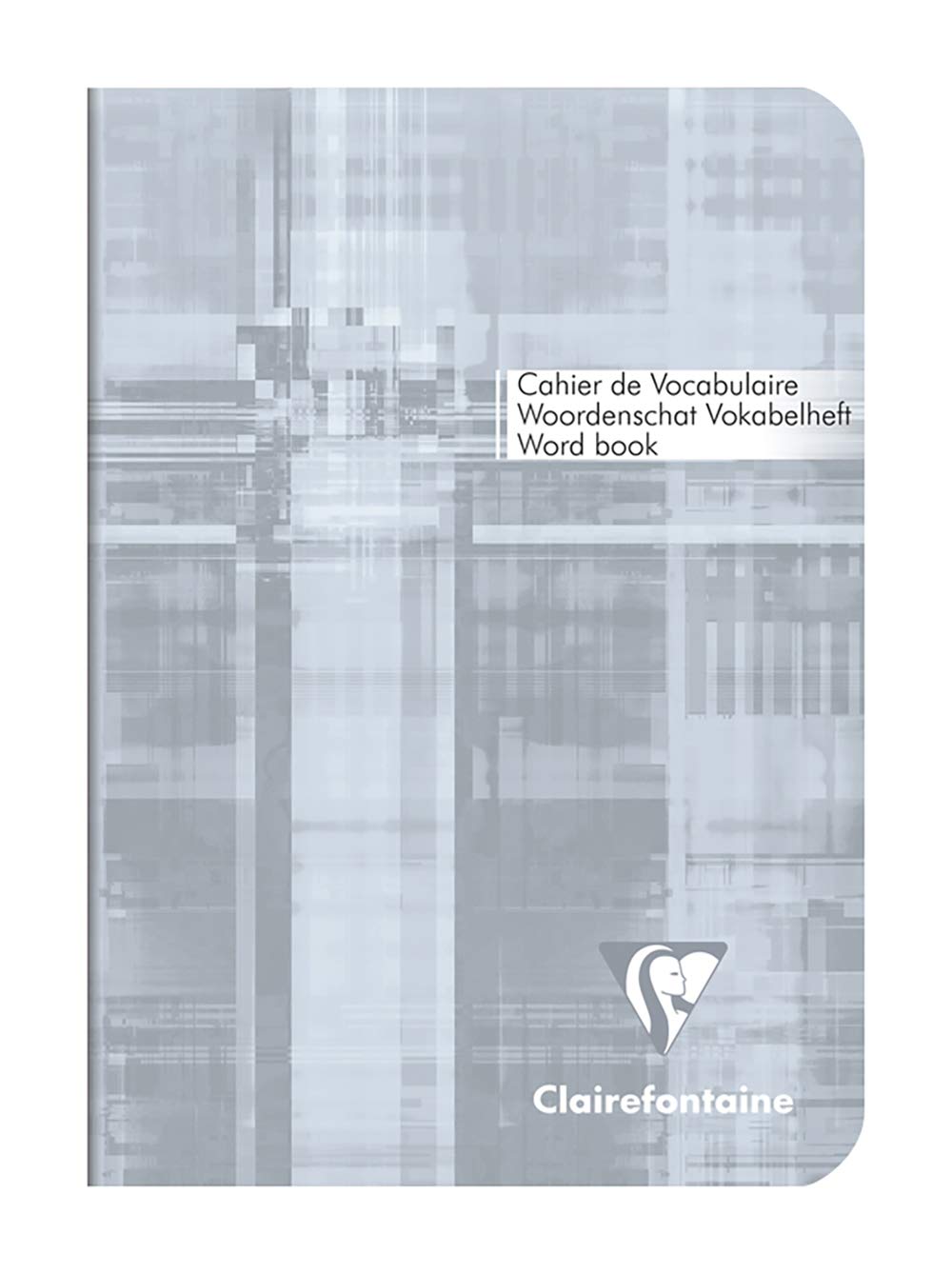 Clairefontaine 3647C Set of 10 Stapled Vocabulary Notebooks, A6 10.5x14.8 cm, 64 Lined Pages with Red Center Margin