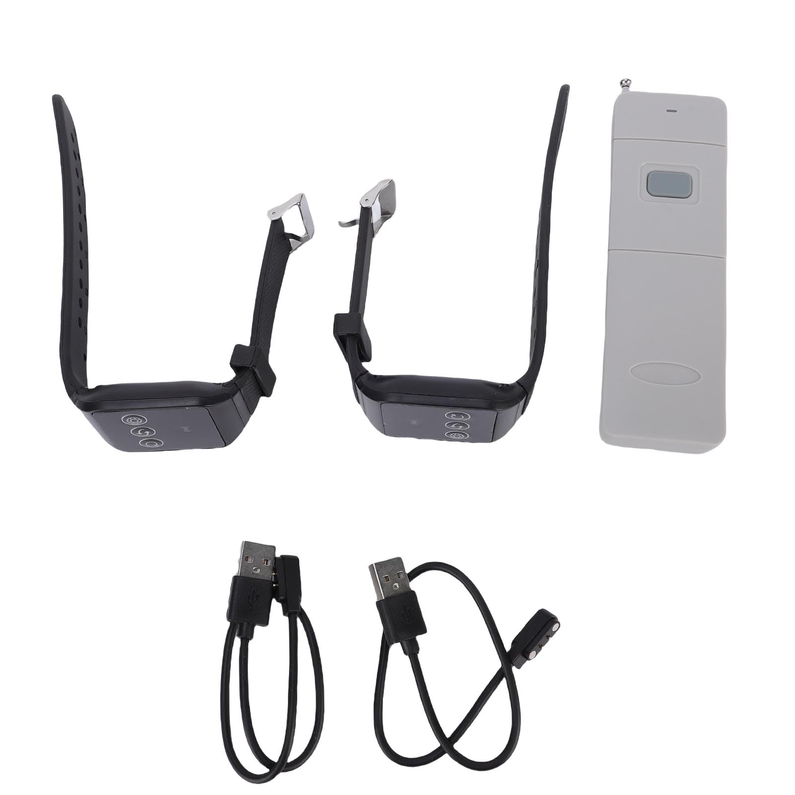 Dpofirs System Inalámbrico de Llamadas de Buscapersonas para Restaurantes, Compatible con 98 Canales, 2 Relojes Receptores, 1 Transmisor, System de Buscapersonas para Cuidadores para