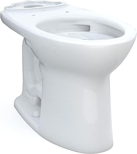 TOTO Drake C776CEFG01 - Cuenco de inodoro alargado con CEFIONTECT altura universal color blanco