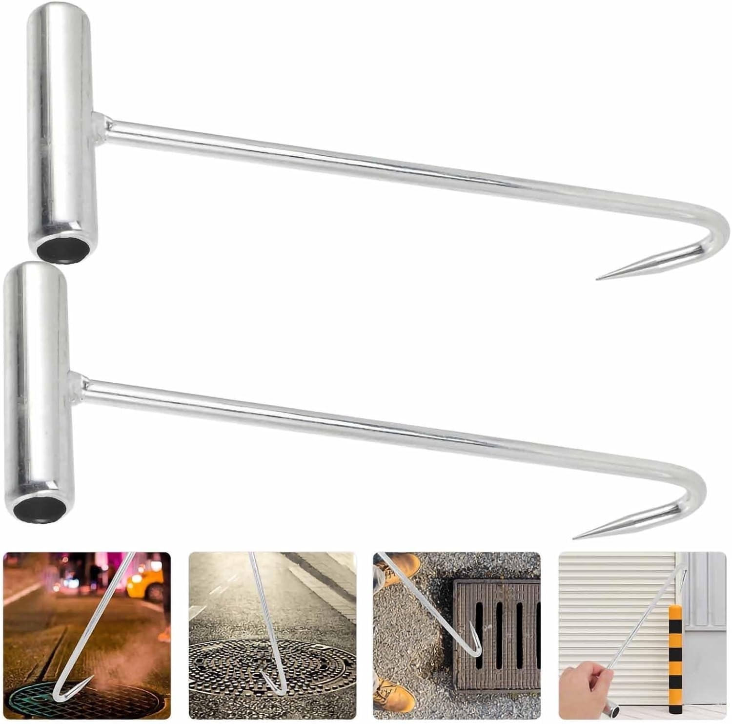 Paranco A Catena Manuale 1 Tonnellata - Con 2 Ganci, Per Sollevamento Carichi Pesanti In Garage E Cantieri - Foto 2