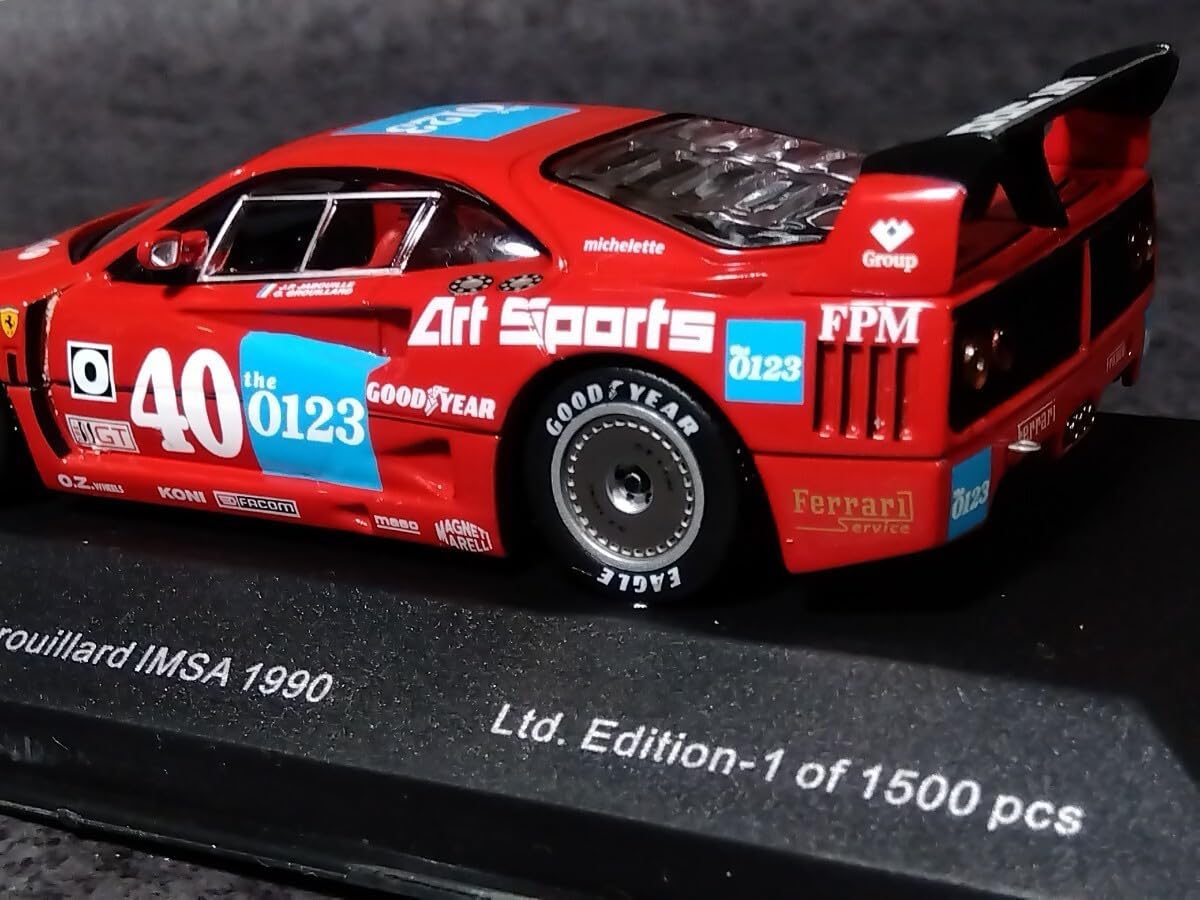 Amazon | イクソ 1/43 フェラーリ F40 アートスポーツ 1990年 IMSA