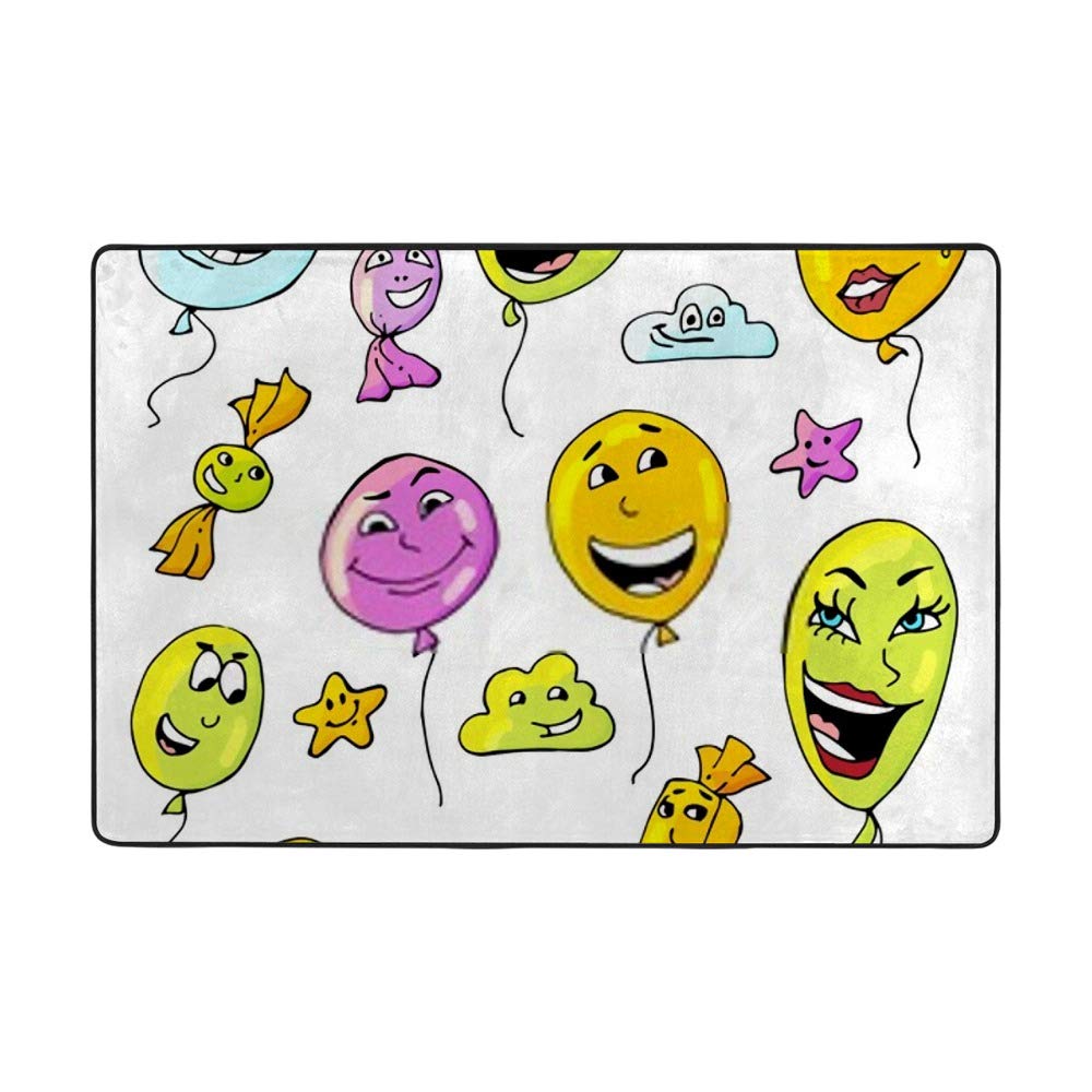 Tapis de surface grande taille CHEHONG en microfibre shaggy pour chambre d'enfant