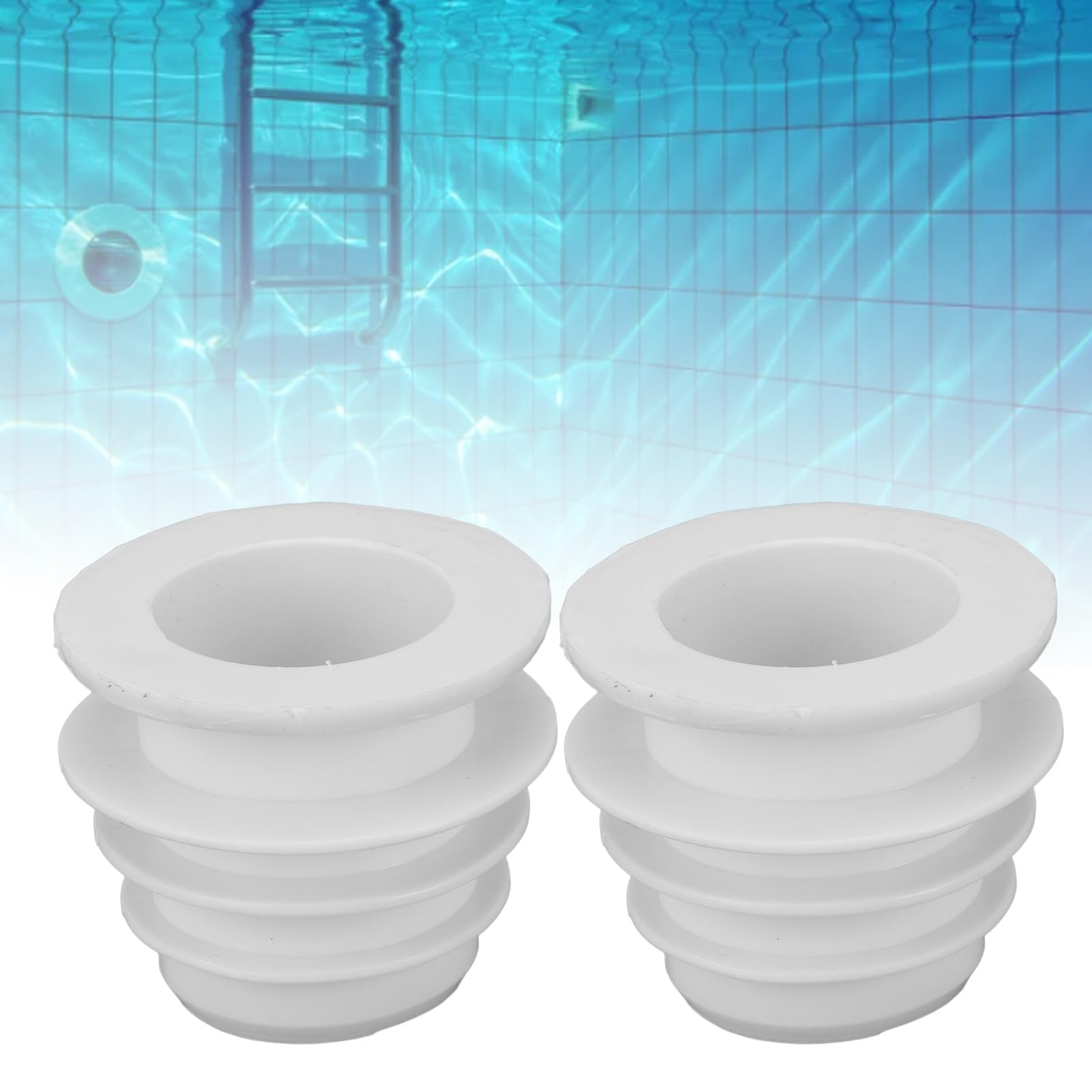Lot 2 Adaptateurs Cône Écumoire Silicone Pour Nettoyeur Piscine Zodiac - Compatible W70263 W63900