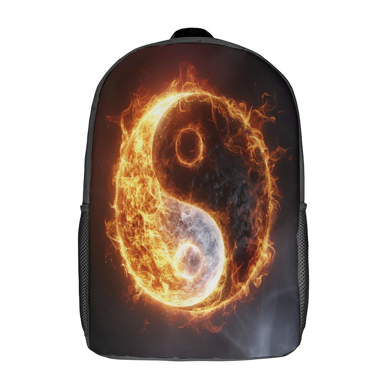 Opanzyyde Unisex Kids Style Yin Yang Bagua Backpack School Bag Rucksack For Girls Boys Waterproof Backpacks Large Capacity Kids Back Pack Lightweight School Bags For Children Students Bookbag 17Inch