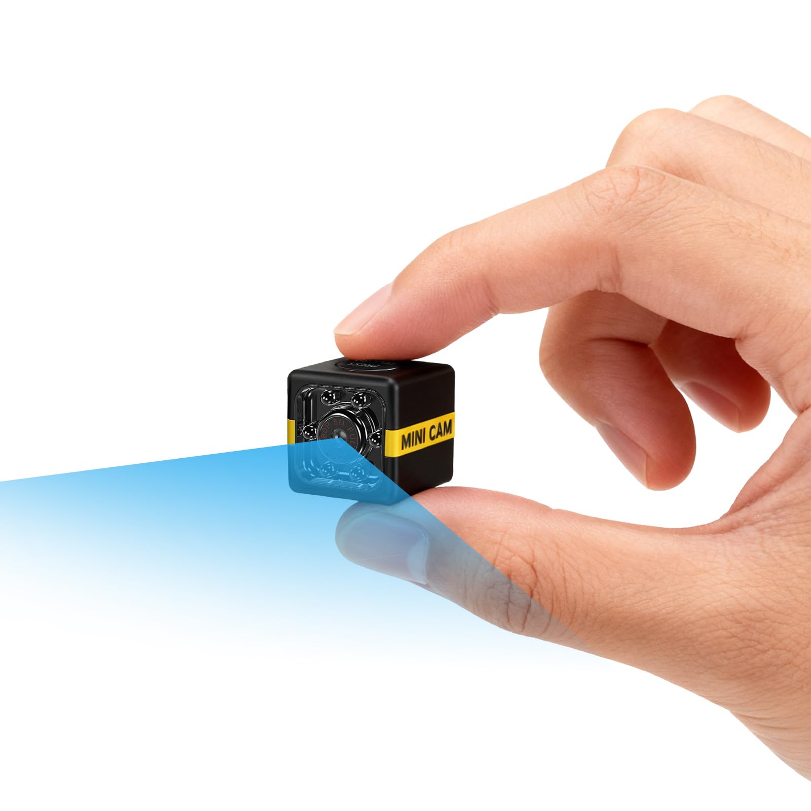 Mini Camara Espia, Cámara Oculta Camufladas Invisiable HD 1080P, Automática Visión Nocturna y Detección de Movimiento, Cargar Mientras graba,Graba en Bucle, Sin WiFi ni App, para Interiores/Exteriores - 1
