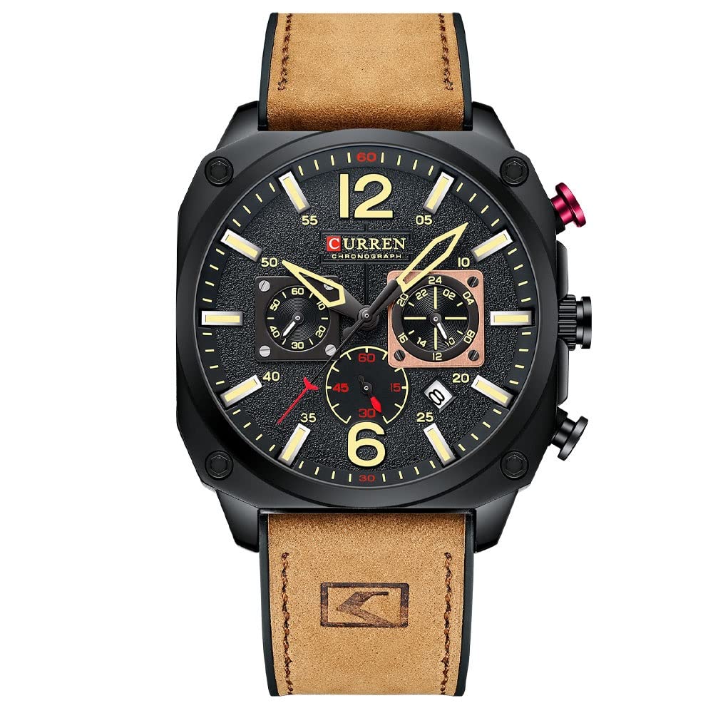 OVERFLY Analog Chronograph with Date Display Military Analog Watch (B0CF9TFWB2) Amazon Price History, Amazon Price Tracker