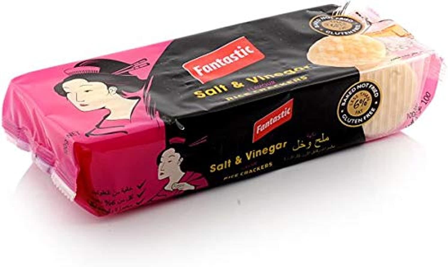 Rice Crackers Salt & Vinegar 100 Grams