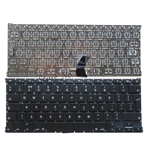 Air 13.3インチ A1466 A1369 A1405 英語ノートパソコンキーボード MD231 MD232 MC503 MC504 2011-15 用 US/RU/FR/UK/TR/SP キーボード(UK)