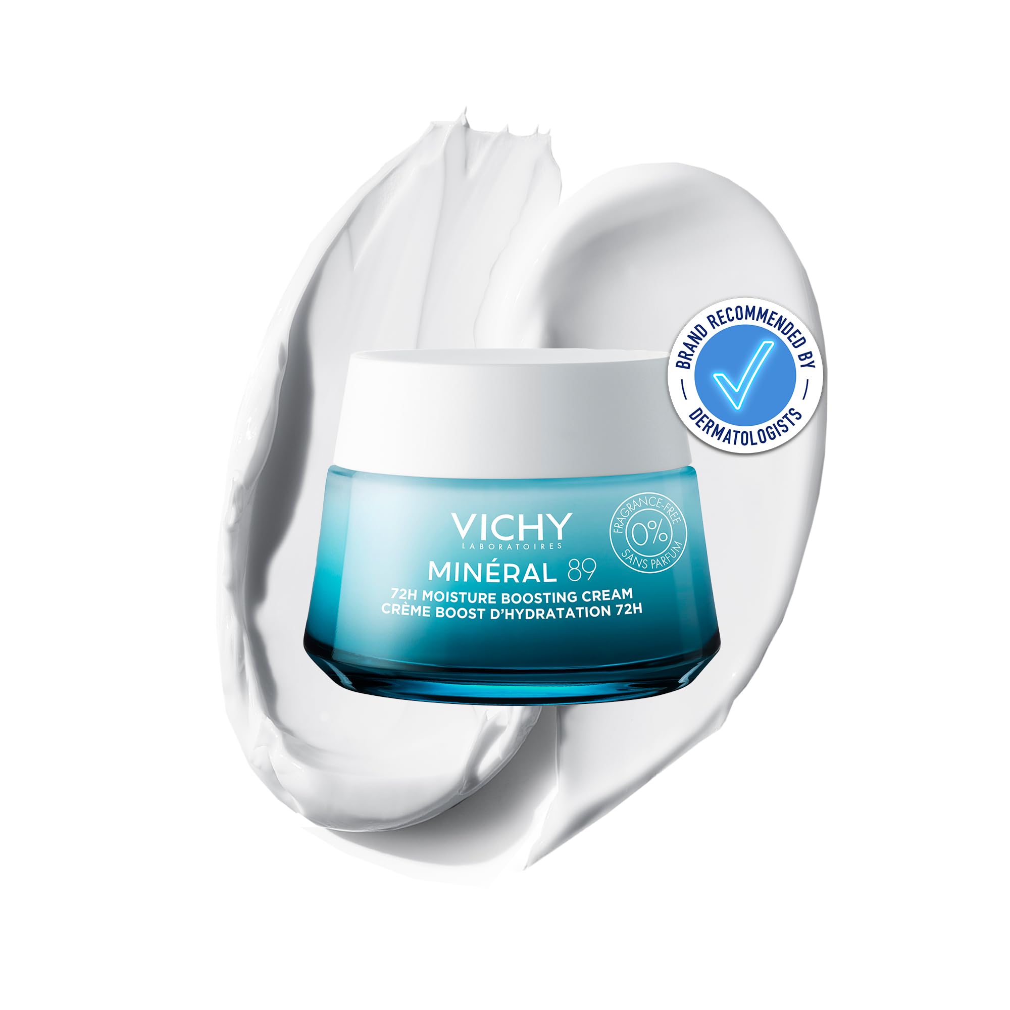Vichy Minéral 89 72H Moisture Boosting Cream, Face Moisturiser, 50ml