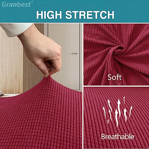 Granbest Jacquard Dining Chair Seat Covers Set of 4 - Image 4