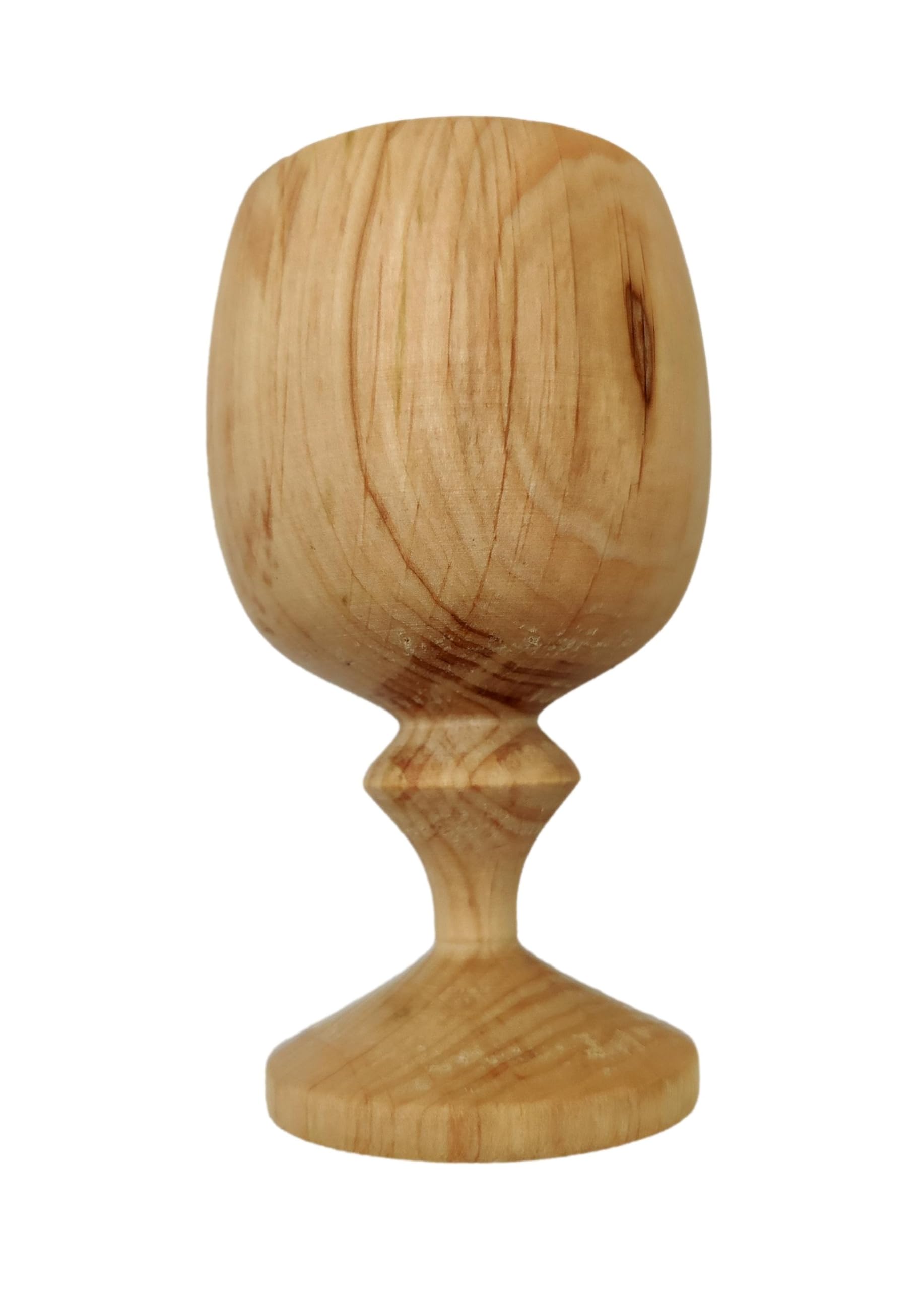Wooden World - Großer Kelchbecher aus Holz aus Kirschholz, ökologisch und solide