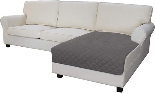 Miniatura 17 de Easy-Going - Fundas reversibles para sofá seccional en forma de L para perros, funda para sofá, funda para diván, protector de muebles para Gris