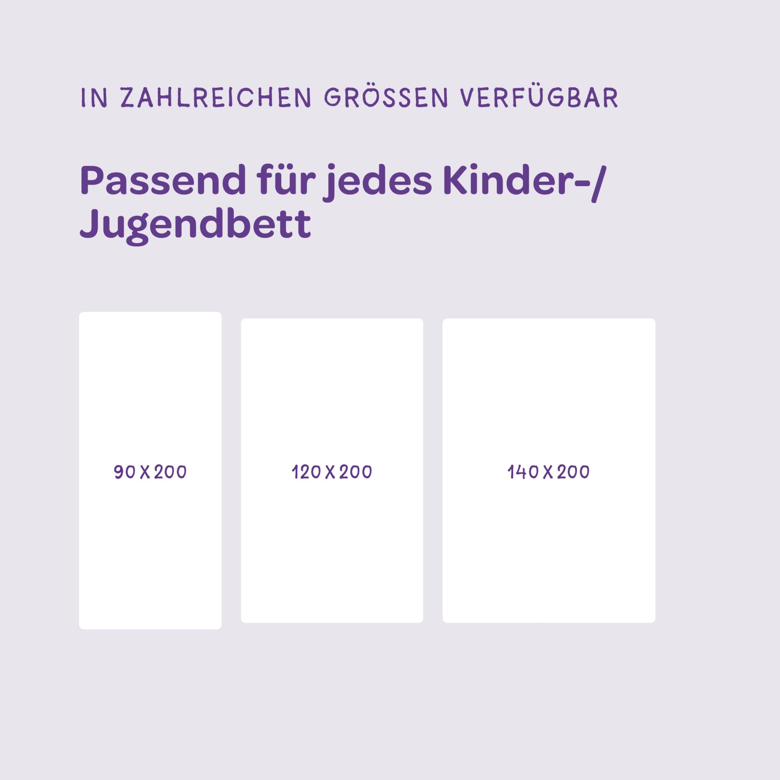 Träumeland - Matratze für Kinder & Jugendliche 120x200 cm | Duo Sleep Basic - Optimale Härtegrad - Oeko-TEX Zertifiziert & hygienisch Dank waschbarem Bezug
