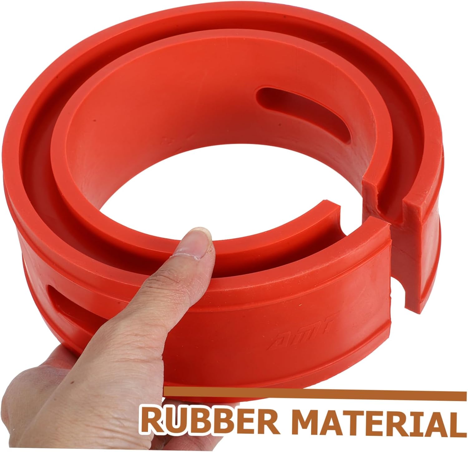 Cabilock Car Spring Buffers Red Spring Shock Absorber Spacer Auto Bumper Cushion Shock Absorption Effect